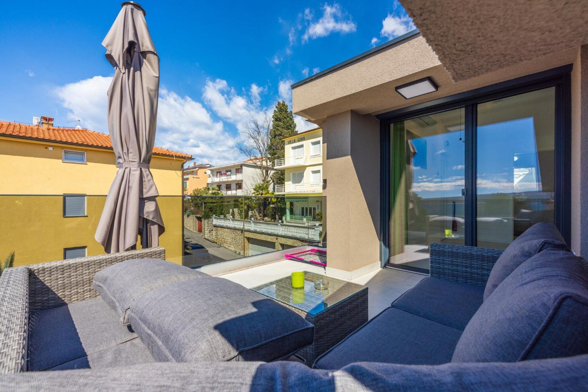 Villa Vadaga Crikvenica Exteriör bild